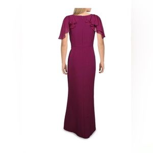 ADRIANNA PAPELL, long dress, color magenta, size 8 petite